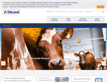 Tablet Screenshot of en.delaval.cn