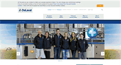 Desktop Screenshot of en.delaval.ca
